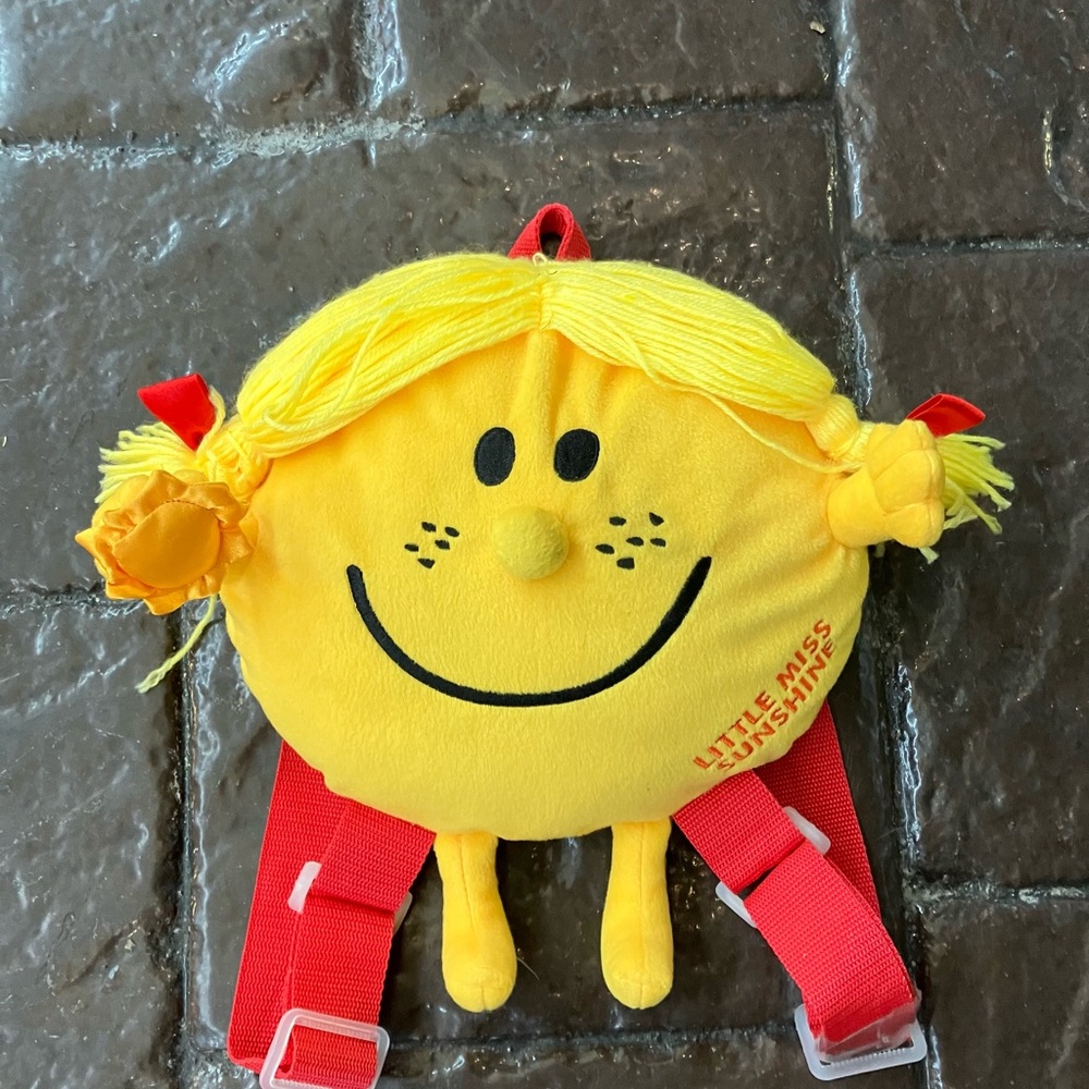 Y2K Little Miss Sunshine Plush Zippered Backpack 2008